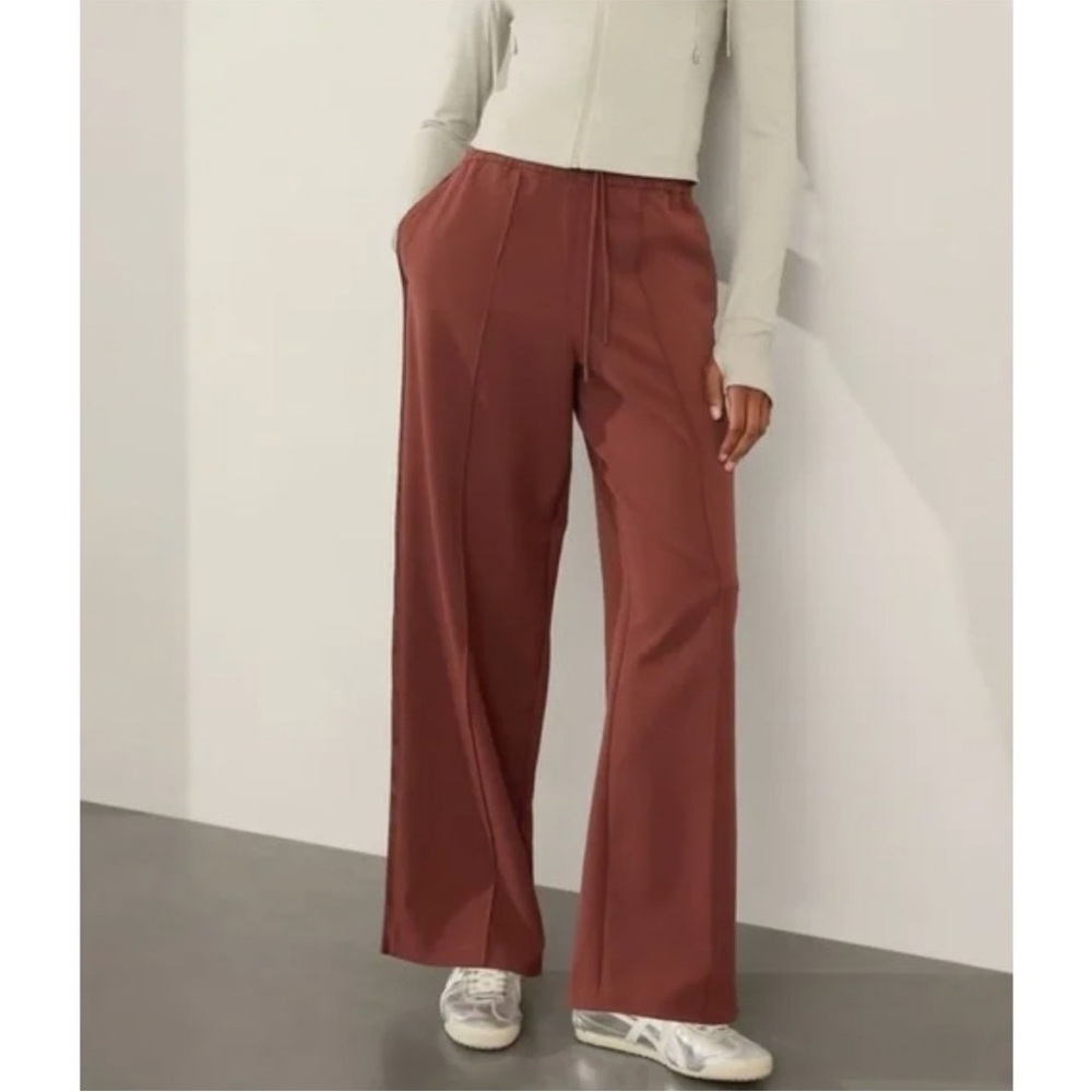Athleta Rust Wide-Leg Women's Pants size small dress or casual NWT